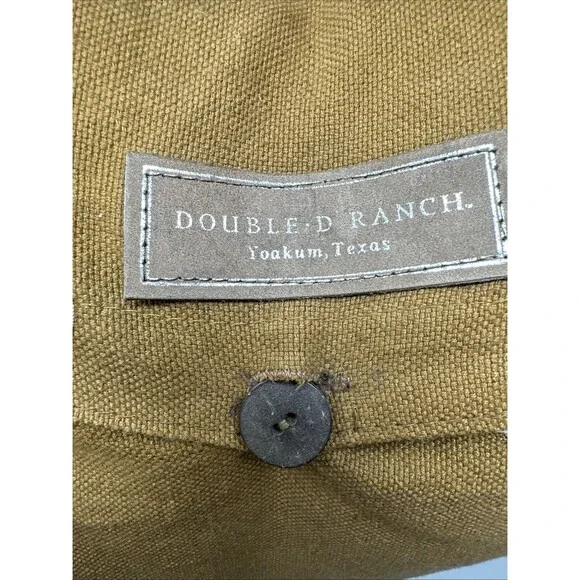 Double D Ranch All Over Heavily Embroidered Pillow x 2 Western Paisley Design - Picture 8 of 10